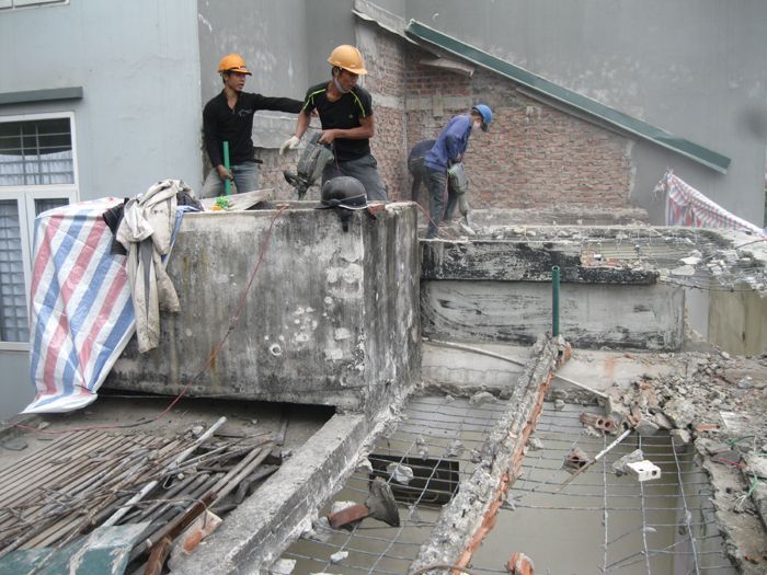 Dịch vụ đục phá nền bê tông tại Đà Nẵng