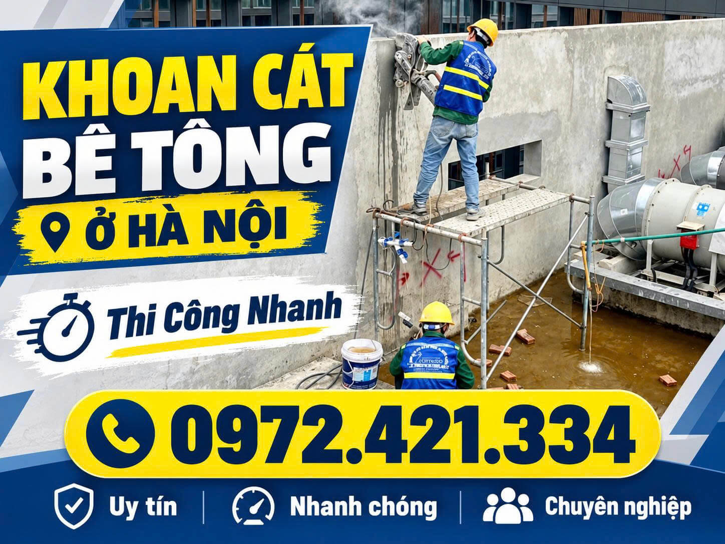 Cắt Bê Tông Ở Hà Nội