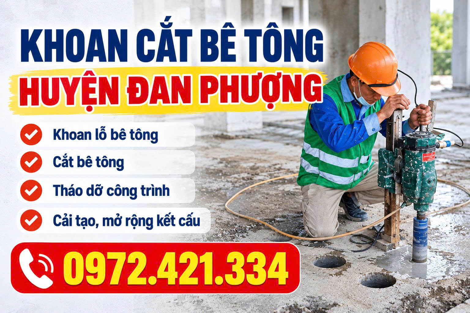 Khoan Cắt Bê Tông