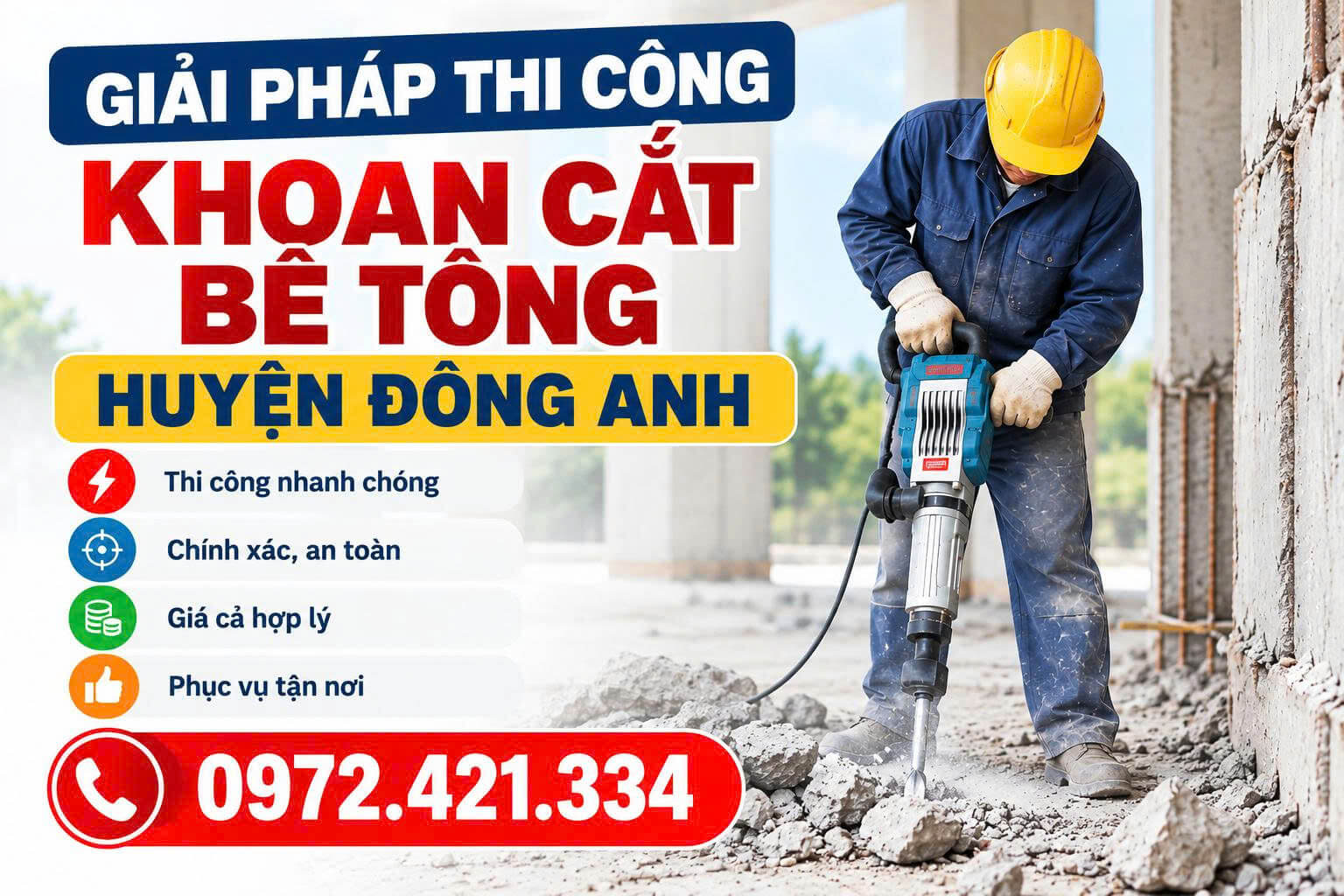 Khoan Cắt Bê Tông