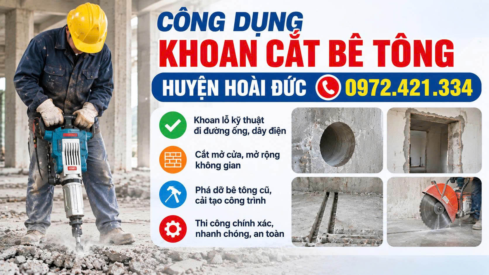 Khoan Cắt Bê Tông