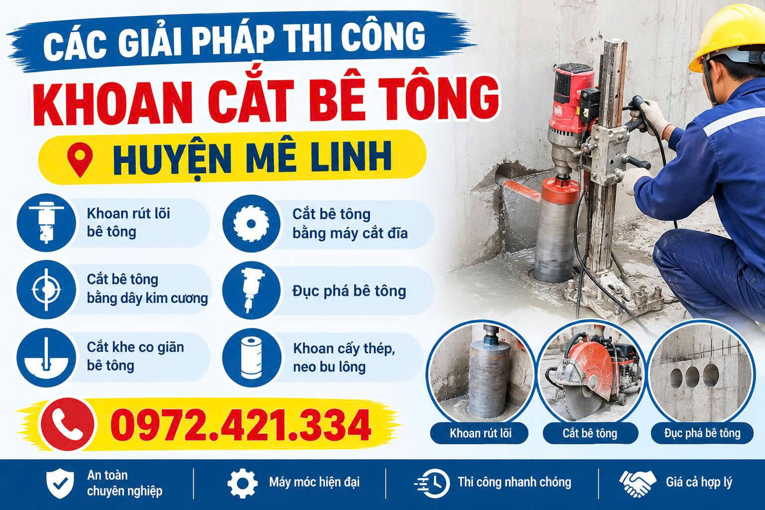 Khoan Cắt Bê Tông