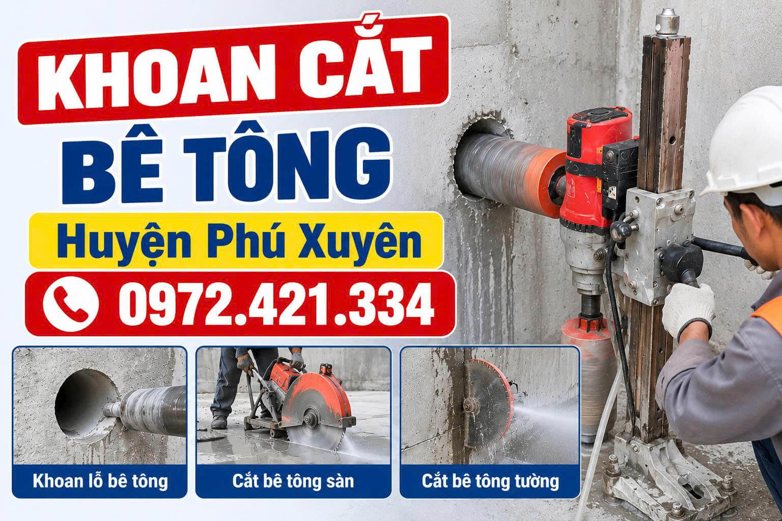Khoan Cắt Bê Tông