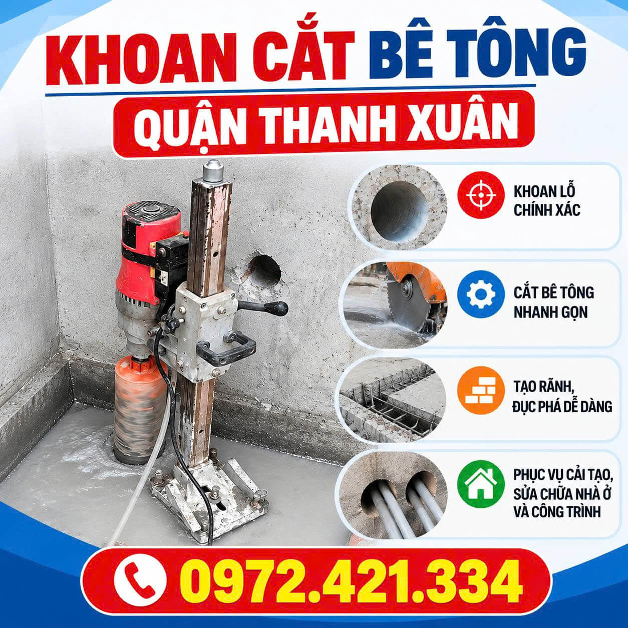 Khoan Cắt Bê Tông