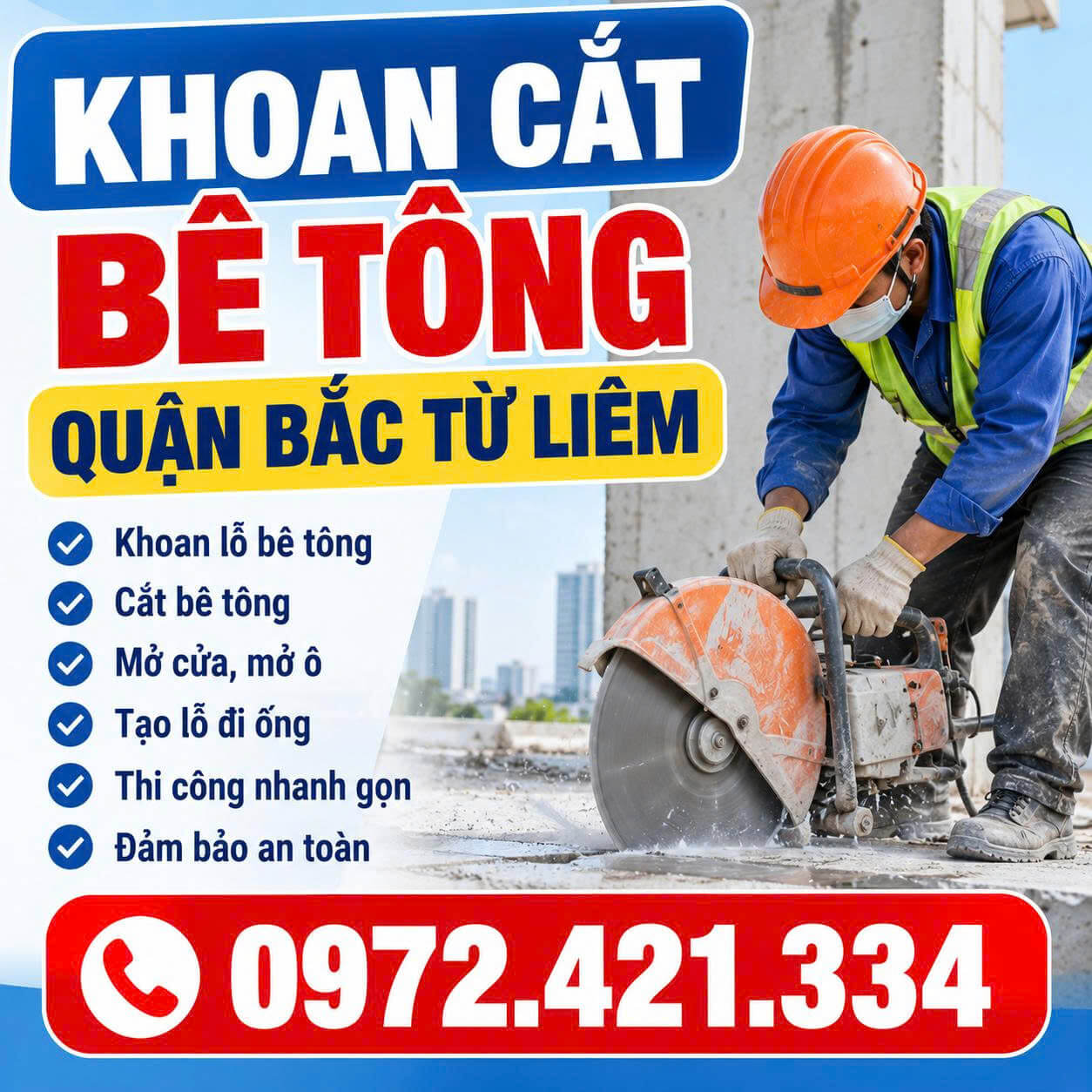 Khoan Cắt Bê Tông