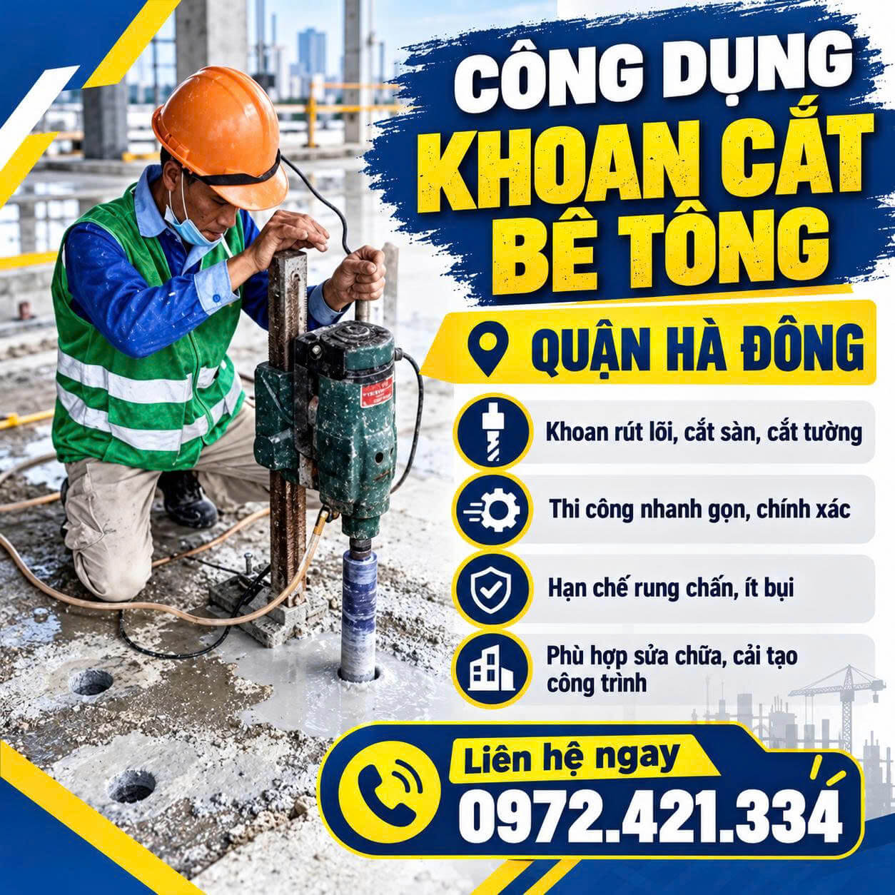 Khoan Cắt Bê Tông