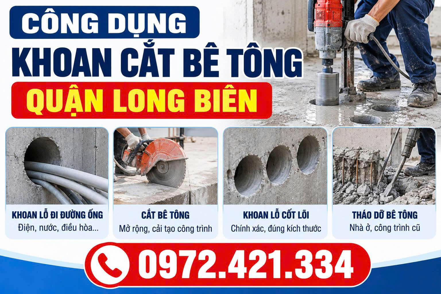 Khoan Cắt Bê Tông