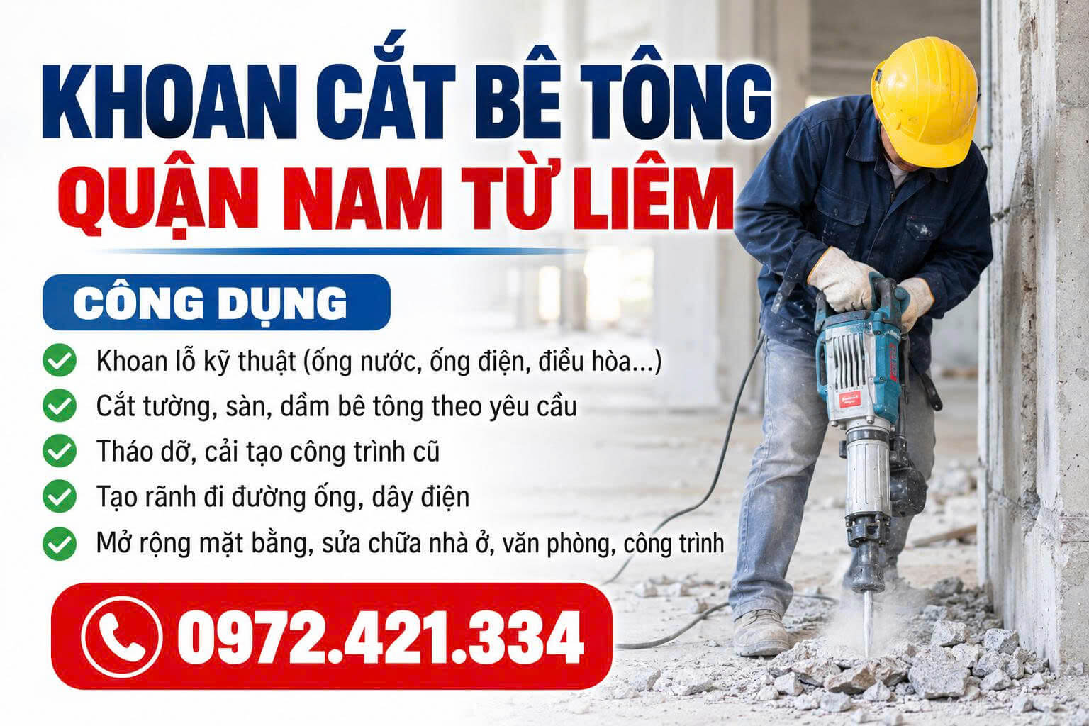 Khoan Cắt Bê Tông
