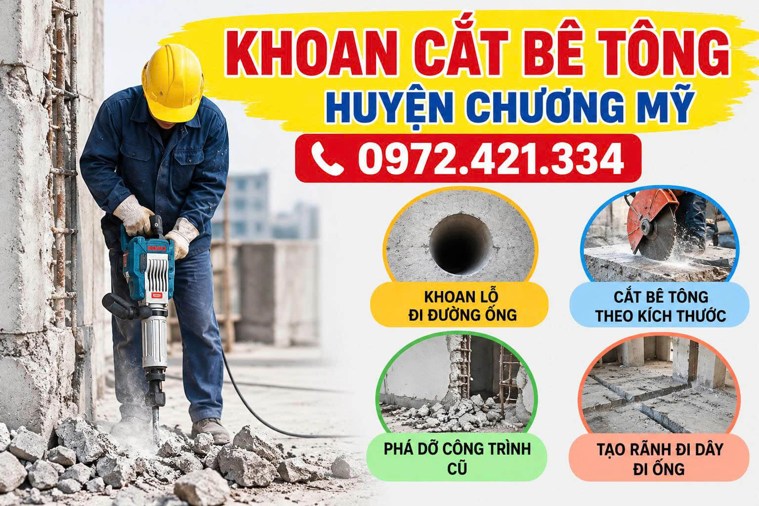 Khoan Cắt Bê Tông