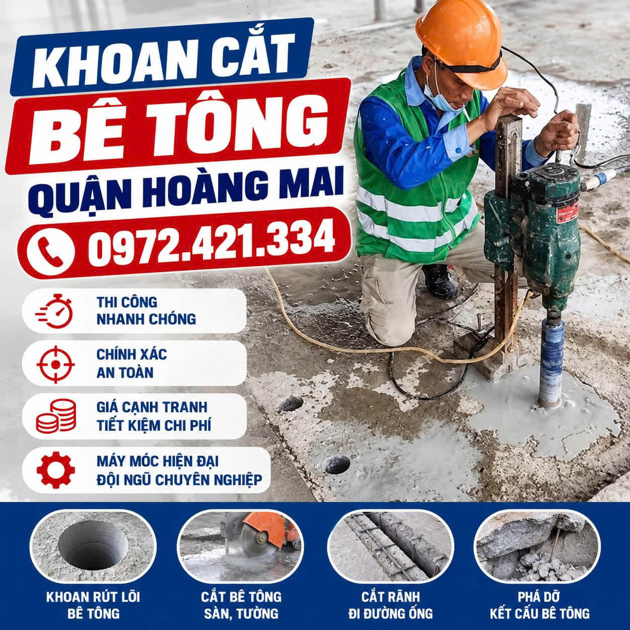Khoan Cắt Bê Tông Đức Hợi